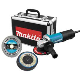 Makita 9557PBX1 4-1/2 Inch Angle Grinder with Aluminum Case